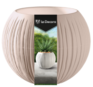 Горшок Сфера 1,7лит Пудровый (с дренажной системой)