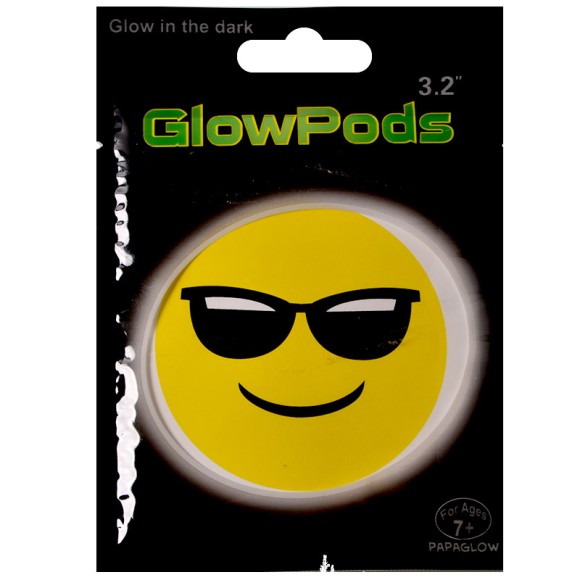 Наклейка Смайл Крутой светящаяся Арт-6230717