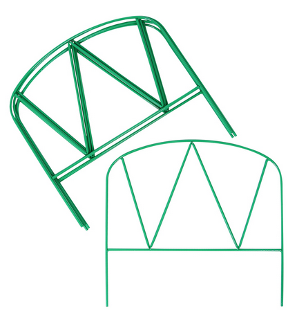 Заборчик металлический Арена 3,25м (5секций) высота 65см