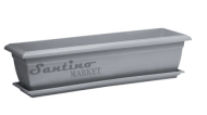 Балконный ящик Santino 585мм Дымчато Серый с поддоном