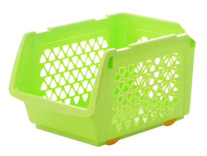 Ящик пластиковый для овощей 10лит Микс Арт-0327/13