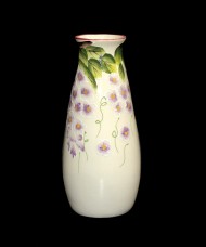 Ваза керамическая Сирень фиолетовый Горло узкое Арт-J12,24-a24 Н-29см