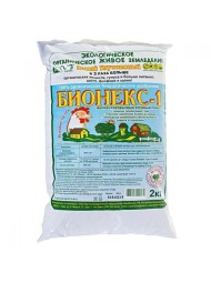 Удобрение Бионекс-1 порошок 2кг (1уп/8шт) куринный помет Удобрение Бионекс-1 порошок 2кг (1уп/8шт) куринный помет