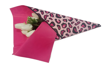 Пленка Листами Матовая Леопард Ярко-Розовая 58/58см (1уп/20шт) Цена за лист Пленка Листами Матовая Леопард Ярко-Розовая 58/58см (1уп/20шт) Цена за лист