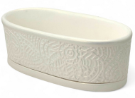 Кашпо Пейсли Жемчуг L-23см Арт-0708 Кашпо Пейсли Жемчуг L-23см Арт-0708