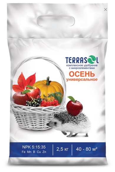 Удобрение Террасол Осень 2,5кг (1уп/10шт)