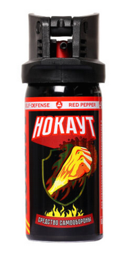 Средство самообороны Нокаут 65мл (перцовый баллончик) струйно-аэрозольный