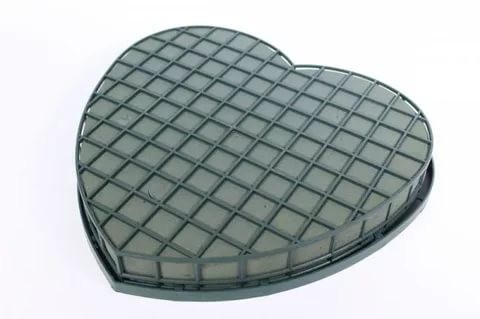 Пиафлор Сердце в пласт решетке с Присоск D-23см HN-0230 40шт