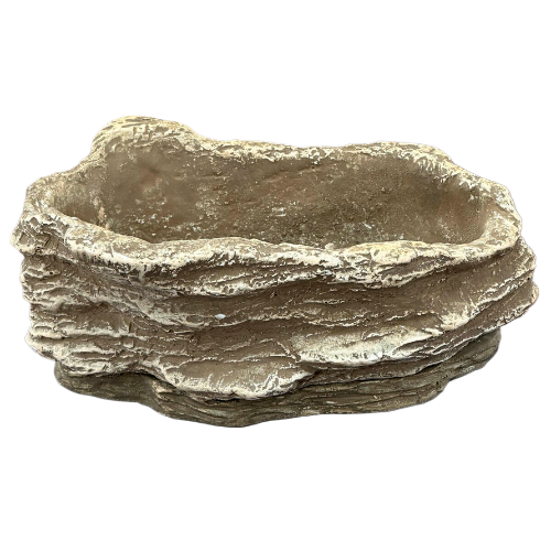 Кашпо Везувий Тёмно Песочный Арт-02-2 D-14см-0,5л