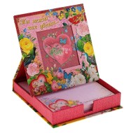 Футляр с бумагой и фоторамкой Нежна как цветок Арт-741152