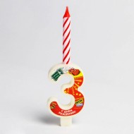 Свеча Цифра 3 Тачки 2709875