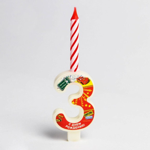 Свеча Цифра 3 Тачки 2709875