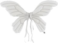 Шар фольгированный 36/91см Крылья Бабочка белый