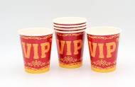Стакан бумажный VIP! 1уп/6шт 225мл 334212