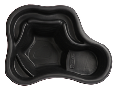 Пруд садовый 135лит Чёрный 116*91*40см