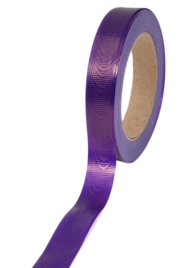 Лента Простая Тиснение дерево 2см*50ярд Фиолетовая