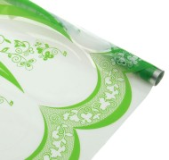 Пленка прозрачная с рисунком Мечта Салатово-Белая 70см/200гр