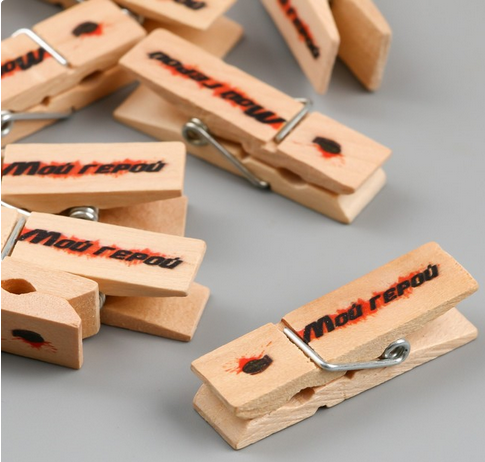 Прищепка Мой Герой Арт-9608635 (1уп/10шт) Цена за штуку