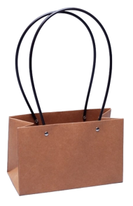 Сумочка для горшечных цветов 220*105*135мм Крафт