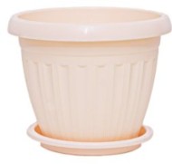 Горшок Баргузин 2,5лит Розовый с поддоном