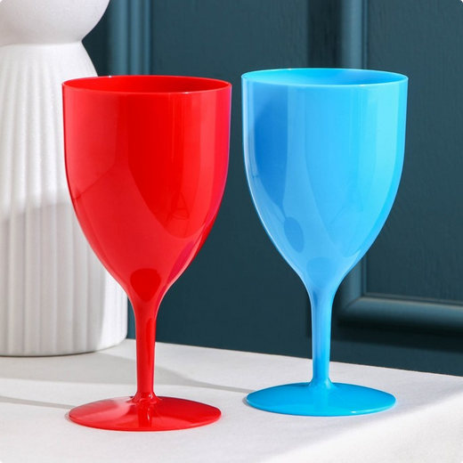 Бокал пластиковый Салют цвет микс Арт-3953424