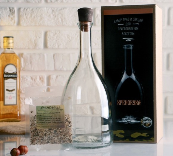 Набор для приготовления напитка Хреновуха (Штоф 1лит+специи+инструкция) 4679658 Набор для приготовления напитка Хреновуха (Штоф 1лит+специи+инструкция) 4679658