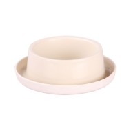 Миска Круглая на противоскользкой основе Слоновая Кость М-6218 БАШ