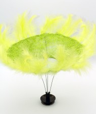 Каркас для букета 25см СИЗАЛЬ ПЕРЬЯ Салатовый