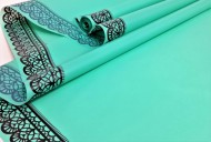 Пленка матовая Кайма Тифани-Чёрная 60см/200гр