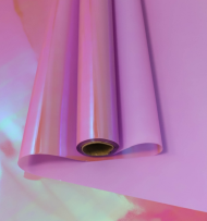 Пленка матовая двухсторонняя Перелив Сиреневая 58см*10м