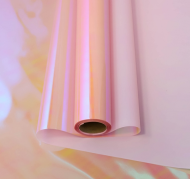 Пленка матовая двухсторонняя Перелив Розовая 58см*10м