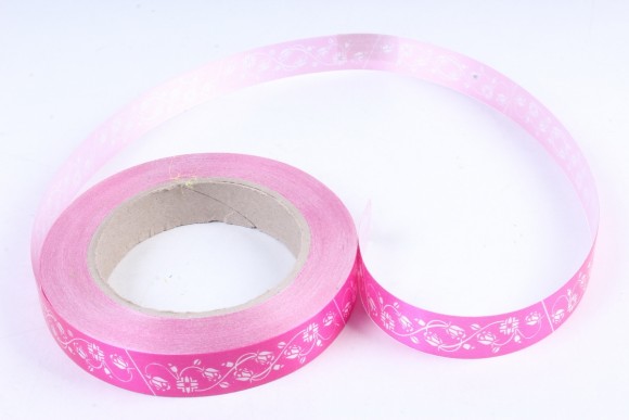 Лента Вьюнок 2см*50ярд Малиновый Россия