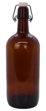 Бутылка стекло с бугельным замком 1лит Коричневая (1уп/12шт) Зал УПАКОВКА