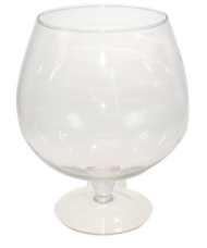 Ваза стеклянная Бренди 2лит D-16см Арт-2072