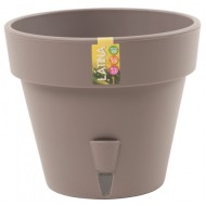 Горшок LATINA 11,5лит Песочный (с дренажной системой) Горшок LATINA 11,5лит Песочный (с дренажной системой)