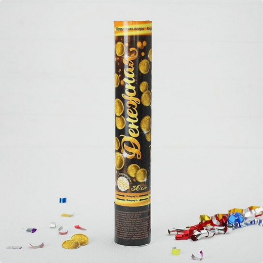 Пневмохлопушка 30см Денежная Арт-3471102