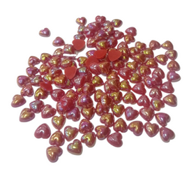 Стразы Сердце Перламутровое для декора МЕЛК D-3мм 10гр.