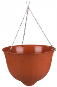 Горшок Венеция подвесной 10лит Коричневый М-3169 (БАШ)