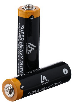 Батарейка пальчиковая LuazON Heavy Duty АА солевая R-06 (1уп/2шт) Цена за 1шт Батарейка пальчиковая LuazON Heavy Duty АА солевая R-06 (1уп/2шт) Цена за 1шт