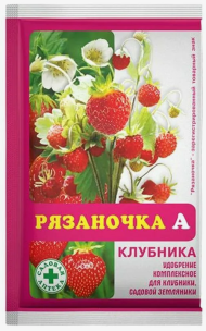 Удобрение Рязаночка Клубника 60гр (1уп/120шт) безхлорное