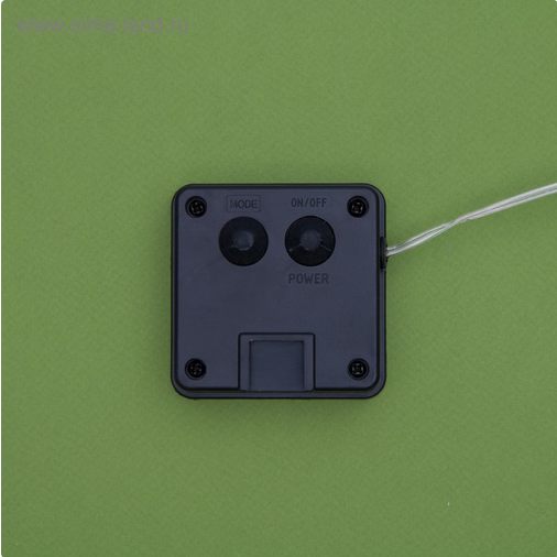 Лампа на солнечной батарее Роса 10м Цветная 2режима Арт-4137017