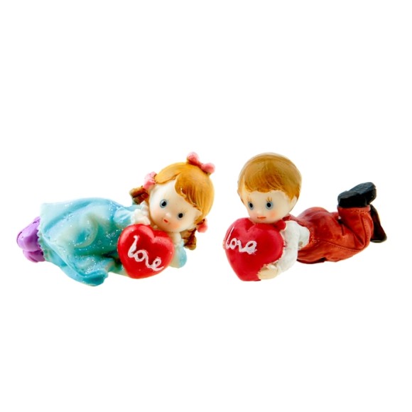 Фигурка малыш с сердцем Арт-849001 4см*8см*4см