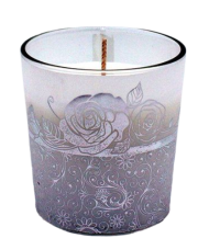 Свеча Хамелеон в Стекле Розы арома Жасмин Арт-7807
