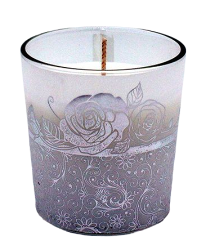 Свеча Хамелеон в Стекле Розы арома Жасмин Арт-7807