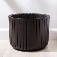 Горшок Шато 250мм 8лит Коричнев Ротанг М-3039