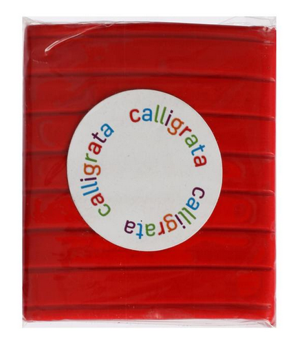 Полимерная глина Calligrata 50гр Оранжево-красная Арт-1301022