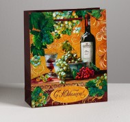 Сумочка пакет картон 230*270*800мм Всех Благ Арт-2019688