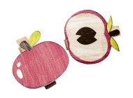 Прищепка Яблоко 6 шт ЦЕНА за ШТУКУ