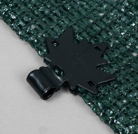 Сетка затеняющая 5×3м плотность 55г/м² Зелёная (в наборе 15 клипс) Арт-5187918