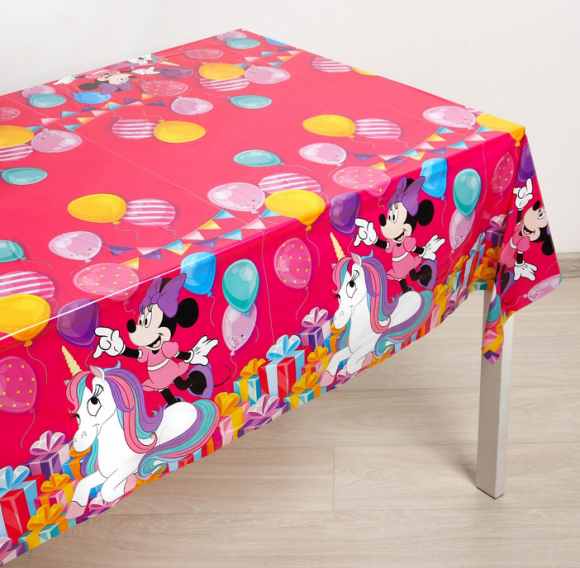 Скатерть одноразовая Минни Маус 180*120см Арт-9635071